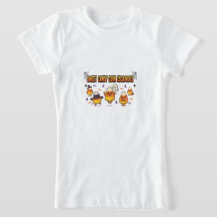  Cute Candy Corn Halloween Party T-Shirt