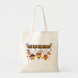 Cute Candy Corn Halloween Party Tote Bag