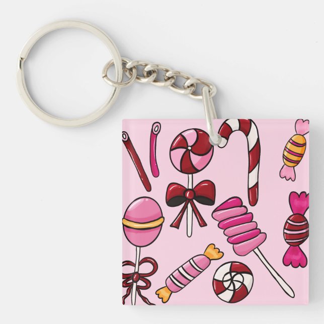 Cute  Candy   Key Ring (Front)