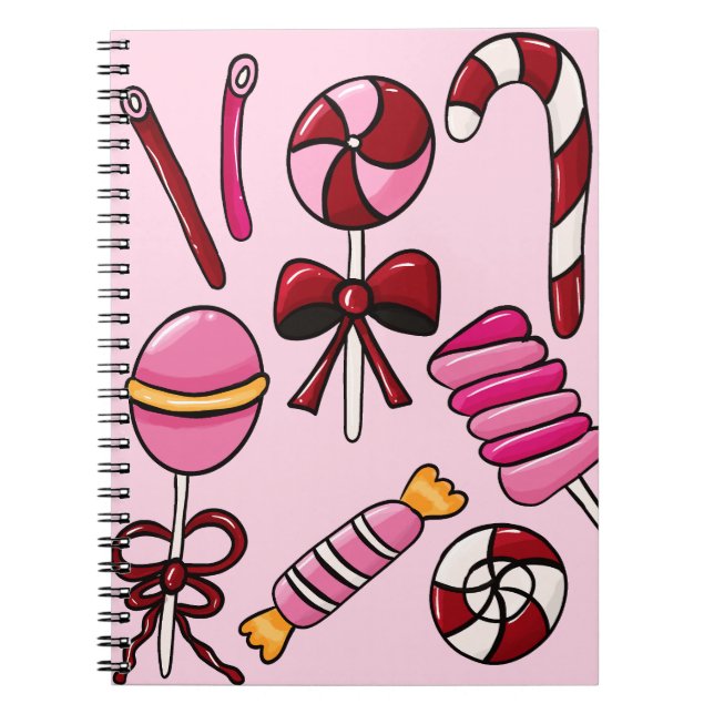Cute  Candy   Notebook (Front)