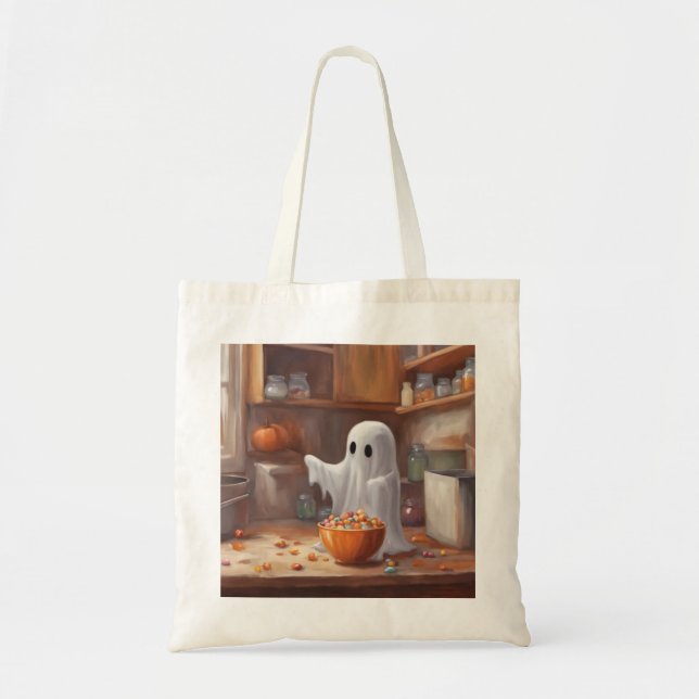 Cute Candy Thief Tote Bag (Front)