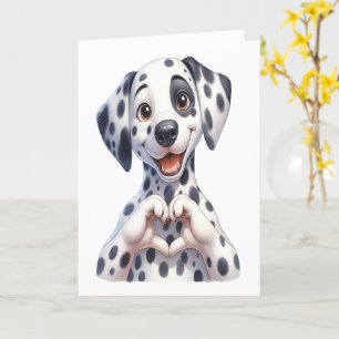 Cute Canine Love Card