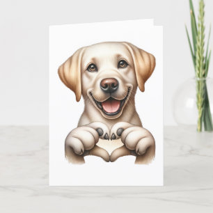 Cute Canine Love Card