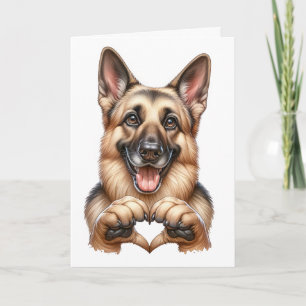 Cute Canine Love Card