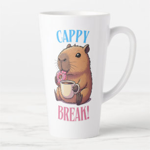 Cute Cappy Break Capybara Coffee Mug Funny Anima
