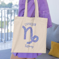 Cute Capricorn Astrology Sign Purple Personalised