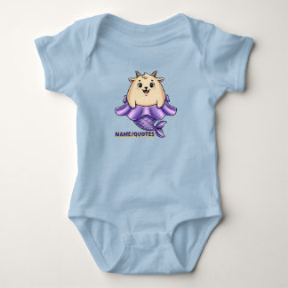Cute Capricorn Cartoon – Whimsical Zodiac Baby Bodysuit