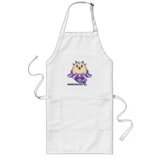 Cute Capricorn Cartoon – Whimsical Zodiac Long Apron