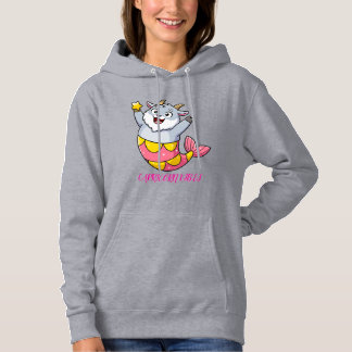 Cute Capricorn Goat Mermaid Zodiac Character Hoodie