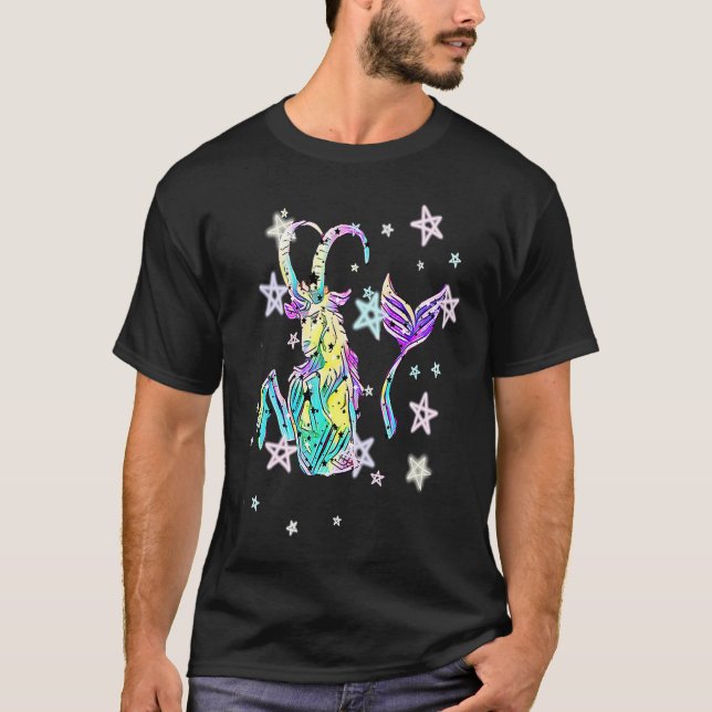 Cute Capricorn Horoscope Zodiac Sign Capricorn T-Shirt (Front)
