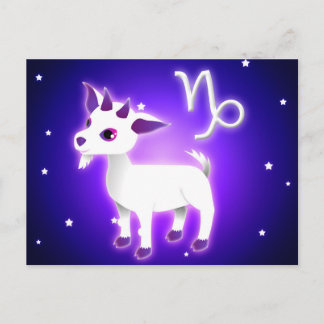 Cute Capricorn Zodiac Postcard