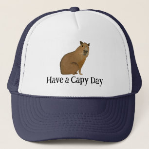 Cute Capybara Animal Lover  Trucker Hat