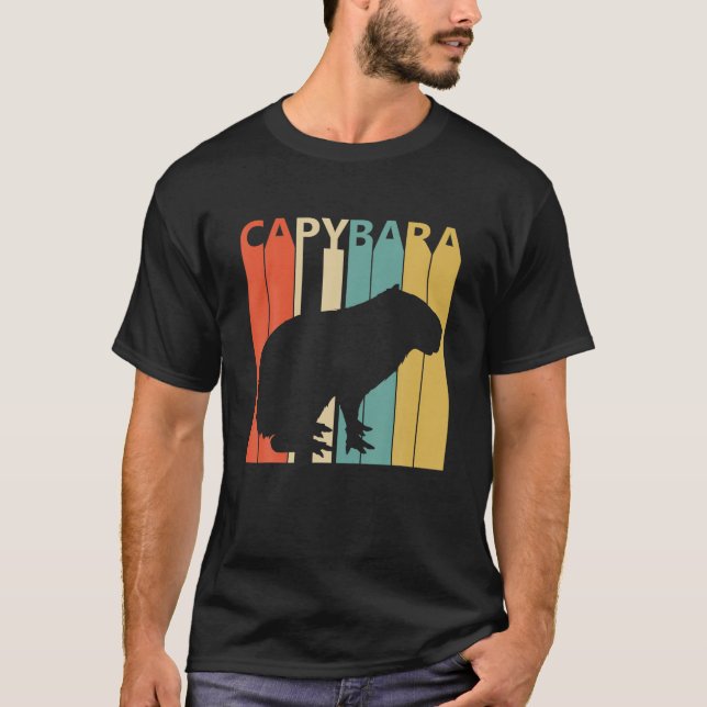 Cute Capybara Animal T-Shirt (Front)