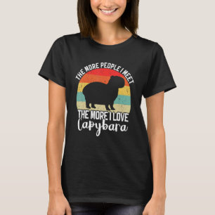 Cute Capybara  Aquatic Animal Rodent  Capy Pet 9 T-Shirt