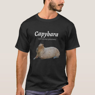Cute Capybara Capy Bara Capybara Definition T-Shirt