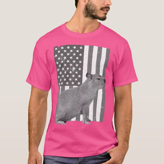 Cute Capybara Cavy Rodent Capybara T-Shirt (Front)