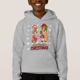 Cute Capybara Christmas Festive Party