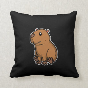 Cute Capybara Costume Rodent Gift Idea Cushion