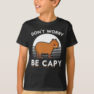 Cute Capybara Funny Zoo Animal T-Shirt