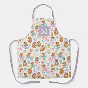 Cute Capybara Kitchen Apron