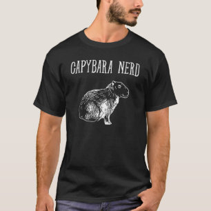 Cute Capybara Nerd Capybara Costume For Girls T-Shirt