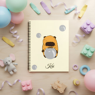 Cute Capybara Notebook – A Gentle Design for Kids