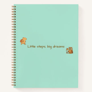 Cute Capybara & Owl Notebook – Back to School
