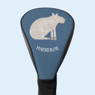 Cute Capybara Personalised Golf Head Cover