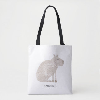 Cute Capybara Personalised Tote Bag