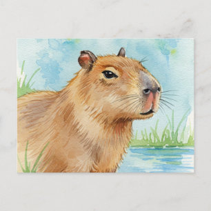 Cute Capybara Postcard