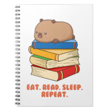 Cute Capybara Spiral Photo Notebook