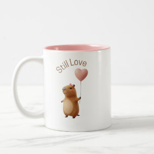 Cute Capybara Still Love Valentine Coffee Mug