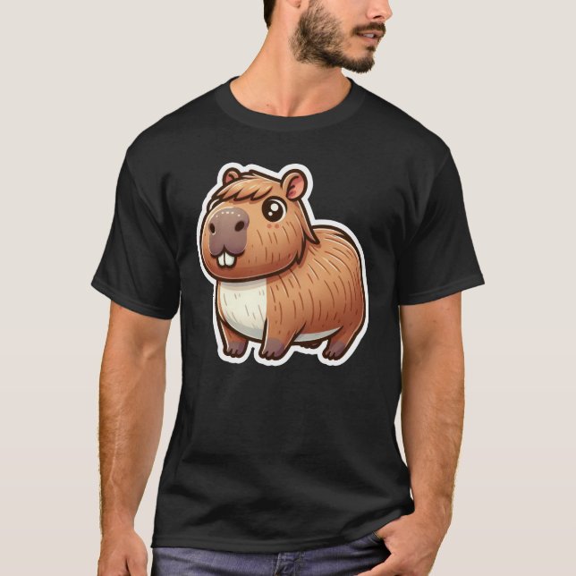 Cute Capybara T-Shirt (Front)