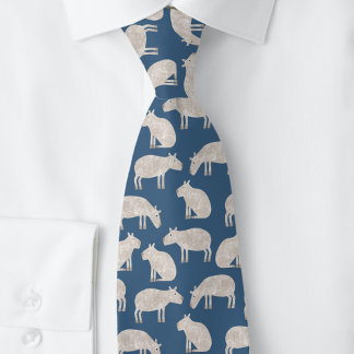 Cute Capybara Tie