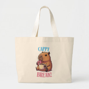 Cute Capybara Tote Bag Funny Animal Lover Gift