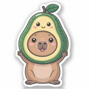 Cute Capybara Vinyl Stickers