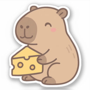 Cute Capybara Vinyl Stickers
