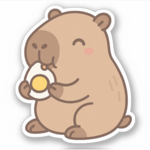 Cute Capybara Vinyl Stickers