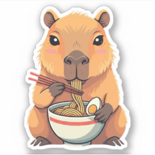 Cute Capybara Vinyl Stickers