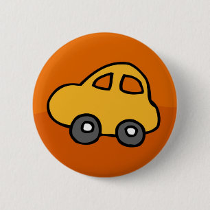 Cute CAR 6 Cm Round Badge