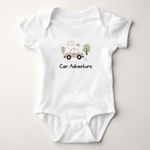 Cute Car Boys Baby Bodysuit
