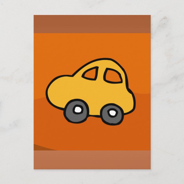 Cute CAR Postcard (Front)