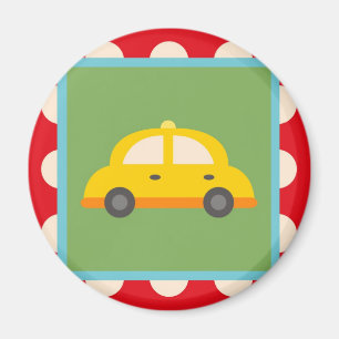 Cute Car Transportation Theme Baby Kids Gifts Magnet