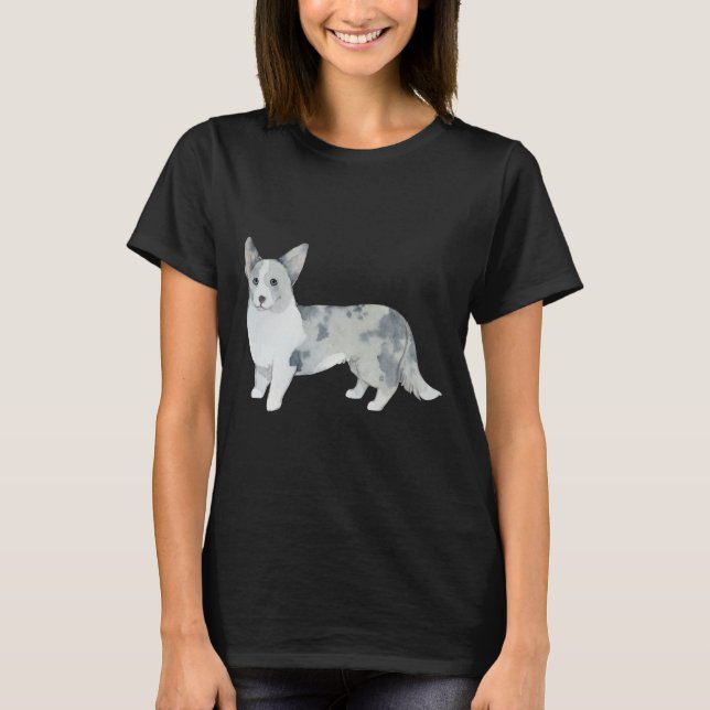 Cute Cardigan Welsh Corgi Puppy For Dog T-Shirt (Front)