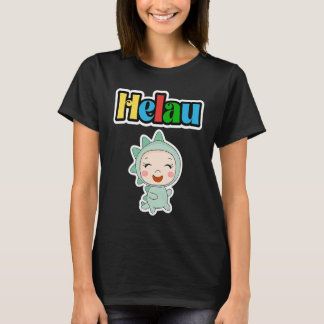 Cute Carnival Animal, Meenz Helau, Party Dinosaur T-Shirt