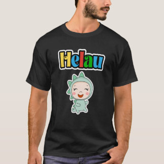 Cute Carnival Animal Meenz Helau Party Dinosaur T-Shirt