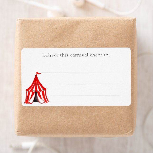 Cute Carnival Circus Red Big Top Tent Children Kid (Insitu)