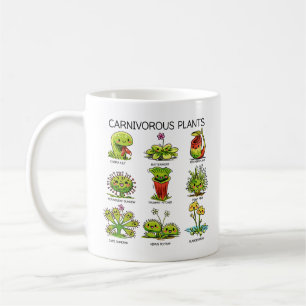 Cute Carnivorous Plants Coffee Mug