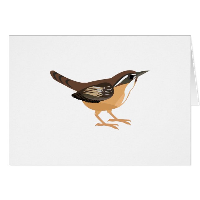 Cute Carolina Wren (Front Horizontal)