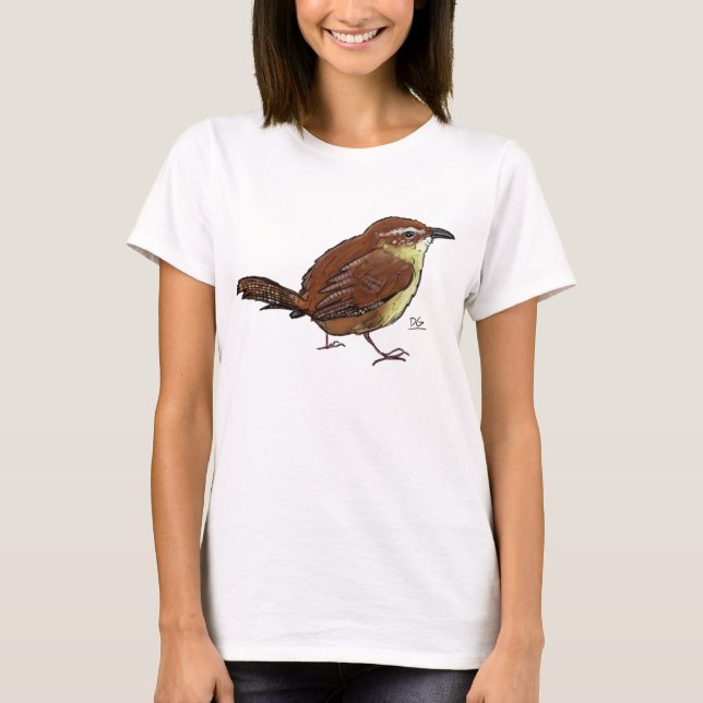 Cute Carolina Wren T-Shirt (Front)